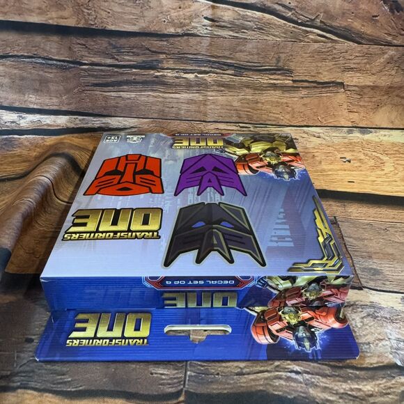 Transformers One Decal Set Of 4 Culturefly Stickers  Hasbro  Logo Emblems 4.25” - Picture 3 of 6